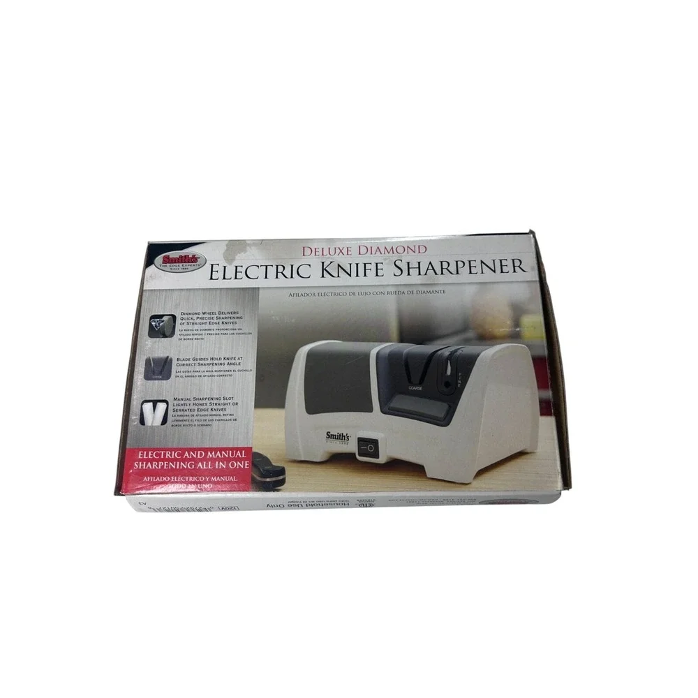 Smith's Deluxe Diamond Electric‎ Knife Sharpener Essentials Model 50127